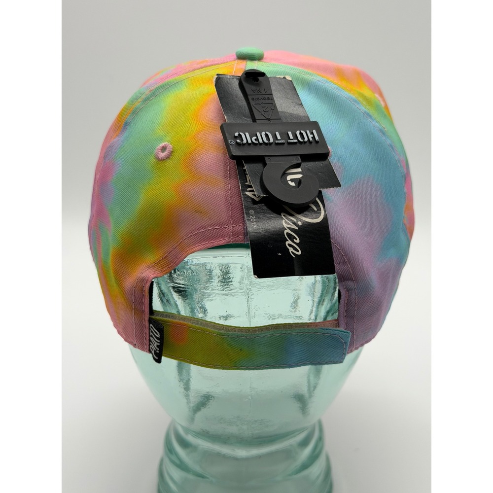Panic At The Disco P!ATD Tie Dye Dad Hat Hot Topic Band Merch Baseball Cap New - Picture 3 of 9
